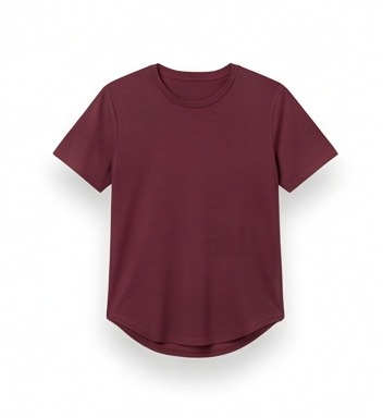 Curved-Hem Tee