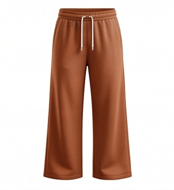 Wide-Leg Sweatpants
